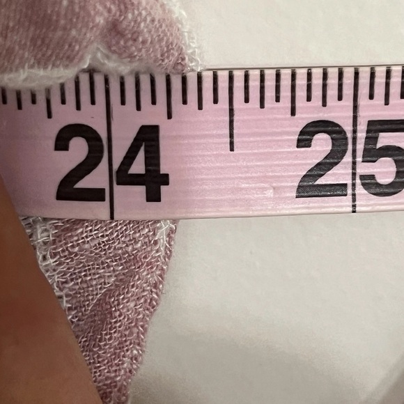 Rails Sloane Rose Stripe Tie-front Top Linen Blend Women’s Size Large - Picture 7 of 10